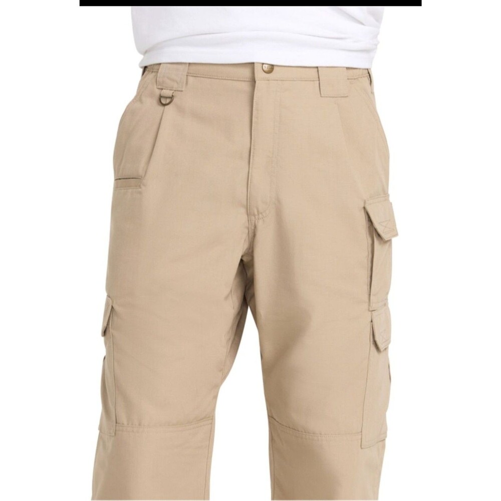 NWT 5.11 Taclite Pants~Men 52" Unhemmed~Tan/Khaki Tactical Ripstop Cargo Utility